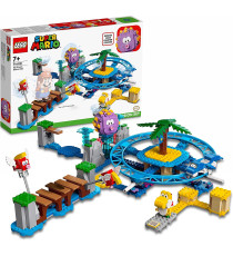Lego Super Mario - Spiaggia del Ricciospino gigante - Pack di Espansione - LEGO 71400 ANNI 7+