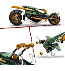 Lego Ninjago - Moto della giungla di Lloyd - Lego 71745 Modellino 2 in 1 Tavola da Surf, Minifigure di Lloyd e Nya ANNI 7+ Lego Ninjago - Moto della giungla di Lloyd - Lego 71745 Modellino 2 in 1 Tavola da Surf, Minifigure di Lloyd e Nya ANNI 7+