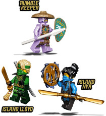 Lego Ninjago - Moto della giungla di Lloyd - Lego 71745 Modellino 2 in 1 Tavola da Surf, Minifigure di Lloyd e Nya ANNI 7+ Lego Ninjago - Moto della giungla di Lloyd - Lego 71745 Modellino 2 in 1 Tavola da Surf, Minifigure di Lloyd e Nya ANNI 7+