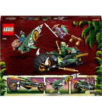 Lego Ninjago - Moto della giungla di Lloyd - Lego 71745 Modellino 2 in 1 Tavola da Surf, Minifigure di Lloyd e Nya ANNI 7+ Lego Ninjago - Moto della giungla di Lloyd - Lego 71745 Modellino 2 in 1 Tavola da Surf, Minifigure di Lloyd e Nya ANNI 7+