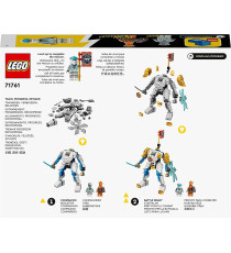 Lego Ninjago - Mech potenziato di Zane - EVOLUTION - Lego 71761 con Guerriero Serpente e Banner ANNI 6+ Lego Ninjago - Mech potenziato di Zane - EVOLUTION - Lego 71761 con Guerriero Serpente e Banner ANNI 6+