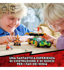 Lego Ninjago - Auto da corsa di Lloyd - EVOLUTION - Lego 71763 con Quad, Guerrieri Serpente ANNI 6+ Lego Ninjago - Auto da corsa di Lloyd - EVOLUTION - Lego 71763 con Quad, Guerrieri Serpente ANNI 6+