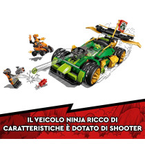 Lego Ninjago - Auto da corsa di Lloyd - EVOLUTION - Lego 71763 con Quad, Guerrieri Serpente ANNI 6+ Lego Ninjago - Auto da corsa di Lloyd - EVOLUTION - Lego 71763 con Quad, Guerrieri Serpente ANNI 6+