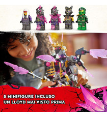 Lego Ninjago - Il Re dei Cristalli - Lego 71772 Action Figure e Minifigure di Lloyd ANNI 9+ Lego Ninjago - Il Re dei Cristalli - Lego 71772 Action Figure e Minifigure di Lloyd ANNI 9+