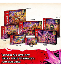 Lego Ninjago - Il Re dei Cristalli - Lego 71772 Action Figure e Minifigure di Lloyd ANNI 9+ Lego Ninjago - Il Re dei Cristalli - Lego 71772 Action Figure e Minifigure di Lloyd ANNI 9+