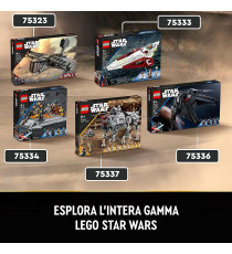 LEGO Star Wars - The Justifier - LEGO 75323 Astronave con Cad Bane e Droide Todo 360, Set The Bad Batch ANNI 9+ LEGO Star Wars - The Justifier - LEGO 75323 Astronave con Cad Bane e Droide Todo 360, Set The Bad Batch ANNI 9+