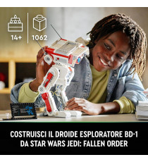 LEGO Star Wars - BD-1 - LEGO 75335 Droide Snodabile Set dal Videogame Jedi: Fallen Order ANNI 14+ LEGO Star Wars - BD-1 - LEGO 75335 Droide Snodabile Set dal Videogame Jedi: Fallen Order ANNI 14+
