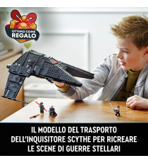 LEGO Star Wars - Trasporto dell'Inquisitore Scythe - LEGO 75336 Obi-Wan Kenobi, Astronave, Grande Inquisitore ANNI 9+ LEGO Star Wars - Trasporto dell'Inquisitore Scythe - LEGO 75336 Obi-Wan Kenobi, Astronave, Grande Inquisitore ANNI 9+