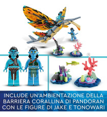 Lego Avatar - L’avventura di Skimwing - Lego 75576 Scenario Barriera Corallina di Pandora ANNI 8+