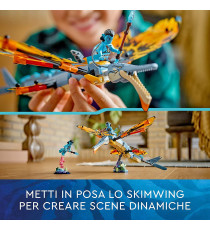 Lego Avatar - L’avventura di Skimwing - Lego 75576 Scenario Barriera Corallina di Pandora ANNI 8+