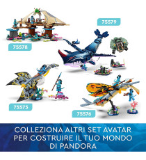 Lego Avatar - L’avventura di Skimwing - Lego 75576 Scenario Barriera Corallina di Pandora ANNI 8+