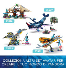 Lego Avatar - Tulkun Payakan e Crabsuit - Lego 75579 Ambientazione di Pandora La Via dell'Acqua ANNI 10+