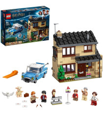 Lego Harry Potter - Privet Drive, 4 - LEGO 75968 - INTROVABILE -Casa Dursley con Dobby, la Civetta Edvige e Macchina ANNI 8+