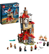 Lego Harry Potter - Attacco alla Tana - Lego 75980 - INTROVABILE - Include 8 minifigure iconica casa delle bambole ANNI 9+