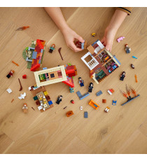 Lego Harry Potter - Attacco alla Tana - Lego 75980 - INTROVABILE - Include 8 minifigure iconica casa delle bambole ANNI 9+