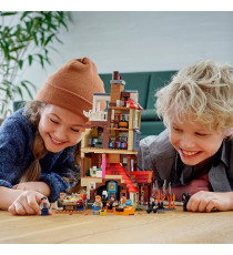 Lego Harry Potter - Attacco alla Tana - Lego 75980 - INTROVABILE - Include 8 minifigure iconica casa delle bambole ANNI 9+