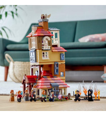 Lego Harry Potter - Attacco alla Tana - Lego 75980 - INTROVABILE - Include 8 minifigure iconica casa delle bambole ANNI 9+