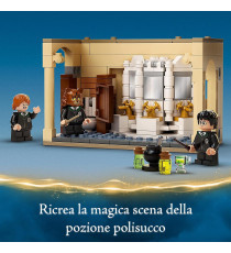 Lego Harry Potter - Hogwarts: Errore della pozione polisucco - Lego 76386 Castello con Minifigure d'Oro ANNI 7+