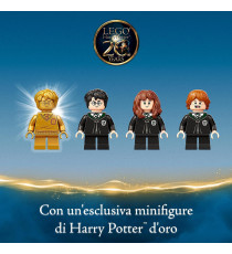 Lego Harry Potter - Hogwarts: Errore della pozione polisucco - Lego 76386 Castello con Minifigure d'Oro ANNI 7+