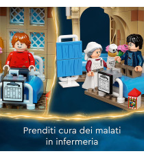Lego Harry Potter - Ala dell’infermeria di Hogwarts - Lego 76398 con Ron Weasley,Hermione Granger,Madame Chips  ANNI 8+