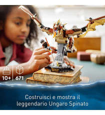 Lego Harry Potter - Ungaro spinato - LEGO 76406 Drago con Personaggi Hogwarts ANNI 10+