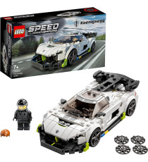 Lego Speed Champions - Koenigsegg Jesko - Lego 76900 Auto Sportiva con Minifigure del Pilota ANNI 7+