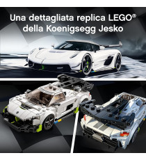 Lego Speed Champions - Koenigsegg Jesko - Lego 76900 Auto Sportiva con Minifigure del Pilota ANNI 7+