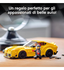 Lego Speed Champions - Toyota GR Supra - Lego 76901 Auto Sportiva con Minifigure del Pilota ANNI 7+