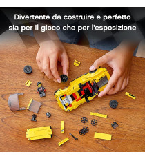 Lego Speed Champions - 1970 Ferrari 512 M - Lego 76906 Supercar, Auto Sportiva Rossa ANNI 8+