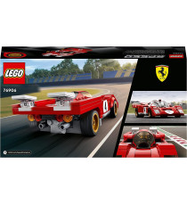 Lego Speed Champions - 1970 Ferrari 512 M - Lego 76906 Supercar, Auto Sportiva Rossa ANNI 8+