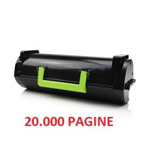 Toner Compatibile Lexmark 56F2X00 56F2X0E 56F0XA0 Nero 20.000 Pagine per MS421 MS521 MS621 MS622 MX421 MX521 MX522 MX622