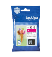 BROTHER LC3213M MAGENTA CARTUCCIA ORIGINALE PER BROTHER DCP J772DW, J774DW, MFC J890DN, J895DW LC-3213 CAPACITA' 400 PAGINE