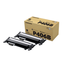 PACK ORIGINALE SAMSUNG CLT-P406B N° 2 TONER BK PER SAMSUNG CLP 360 365 3300 3305 C460 C410 P406B 1.500 PAGINE X 2 PACK ORIGINALE SAMSUNG CLT-P406B N° 2 TONER BK PER SAMSUNG CLP 360 365 3300 3305 C460 C410 P406B 1.500 PAGINE X 2