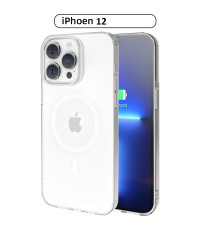 CUSTODIA SILICONE TRASPARENTE PER IPHONE 12 SLIM CON MAG-SAFE MAGNETIC MORBIDA IN TPU RESISTENTE - COVER ANTIGRAFFIO CUSTODIA SILICONE TRASPARENTE PER IPHONE 12 SLIM CON MAG-SAFE MAGNETIC MORBIDA IN TPU RESISTENTE - COVER ANTIGRAFFIO
