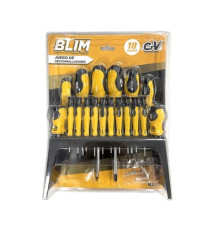 SET 18 PEZZI CACCIAVITI PUNTA MAGNETICA BLIM BL0253 - PUNTA PIATTA,PHILLIPS(CROCE),TORX IN CROMO VANADIO IMPUGANTURA ERGONOMICA SET 18 PEZZI CACCIAVITI PUNTA MAGNETICA BLIM BL0253 - PUNTA PIATTA,PHILLIPS(CROCE),TORX IN CROMO VANADIO IMPUGANTURA ERGONOMICA
