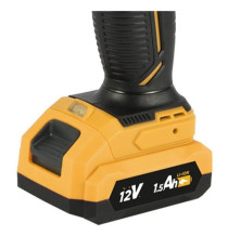 TRAPANO A BATTERIA 12V 1.5Ah BLIM BL0158 AVVITATORE PROFESSIONALE 2 VELOCITA' 0-400gmin 0-1500gmin CON LUCE LED TRAPANO A BATTERIA 12V 1.5Ah BLIM BL0158 AVVITATORE PROFESSIONALE 2 VELOCITA' 0-400gmin 0-1500gmin CON LUCE LED