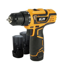 TRAPANO A BATTERIA 12V 2Ah BLIM BL0100 AVVITATORE PROFESSIONALE 2 VELOCITA' 0-400gmin 0-1500gmin 2 BATTERIE INCLUSE TRAPANO A BATTERIA 12V 2Ah BLIM BL0100 AVVITATORE PROFESSIONALE 2 VELOCITA' 0-400gmin 0-1500gmin 2 BATTERIE INCLUSE