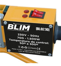 SALDATRICE PER TUBI IN PLASTICA 1500W BLIM BL0230 - TEMPERATURA 50 - 300 GRADI - PER TUBI DA 20mm A 63mm CON VALIGETTA ACCESSORI SALDATRICE PER TUBI IN PLASTICA 1500W BLIM BL0230 - TEMPERATURA 50 - 300 GRADI - PER TUBI DA 20mm A 63mm CON VALIGETTA ACCESSORI