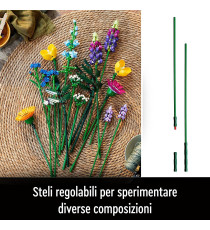 Lego The Botanical Collection - Bouquet fiori selvatici - Lego 10313 Icons con Papaveri e Lavanda LEGO ANNI 18+