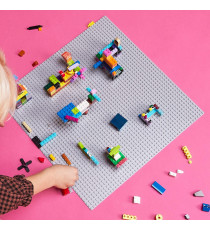 Lego Classic - Base grigia Tavola per Costruzioni Quadrata con 48x48 Bottoncini - LEGO 11024 ANNI 4+
