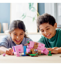 LEGO Minecraft - La pig house - LEGO 21170 CON Minecraft Alex, un iconico Creeper, 2 animali giocattolo Anni 8+