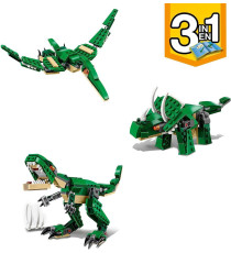 Lego Creator 3 in 1 - Dinosauro - Lego 31058 T-rex, Pterodattilo e Triceratopo ANNI 7+