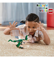 Lego Creator 3 in 1 - Dinosauro - Lego 31058 T-rex, Pterodattilo e Triceratopo ANNI 7+