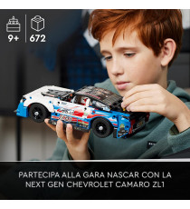 Lego Technic - NASCAR Next Gen Chevrolet Camaro ZL1 - Lego 42153 Kit Supercar da Corsa ANNI 9+
