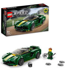 Lego Speed Champions - Lotus Evija - Lego 76907 Replica Auto Sportiva con Minifigure Pilota ANNI 8+