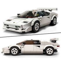Lego Speed Champions - Lamborghini Countach - Lego 76908 -Raro- Replica Auto Sportiva con Minifigure Pilota ANNI 8+