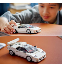Lego Speed Champions - Lamborghini Countach - Lego 76908 -Raro- Replica Auto Sportiva con Minifigure Pilota ANNI 8+