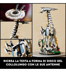 Lego Creator - Horizon Forbidden West: Collolungo - Lego 76989 Tallneck con Minifigure di Aloy ANNI 18+