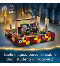 Lego Harry Potter - Il baule magico di Hogwarts - Lego 76399 con Stemmi Case, Cappello Parlante e Gufo  ANNI 8+
