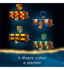Lego Harry Potter - Il baule magico di Hogwarts - Lego 76399 con Stemmi Case, Cappello Parlante e Gufo  ANNI 8+
